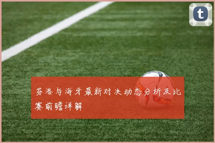 芬洛与海牙最新对决动态分析及比赛前瞻详解